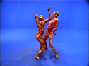 The Flame People, Gil Morrison and Janine Russo, on the Radio Sol shoot