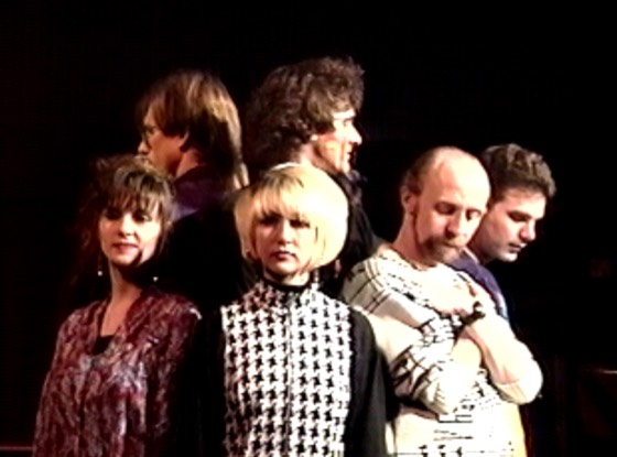 The band on the Beat Park video set