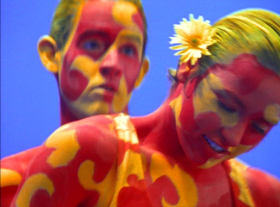 The Flame People, Gil Morrison and Janine Russo, on the Radio Sol shoot